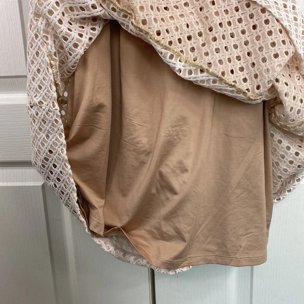 BCBGMAXAZRIA 'Elyze' Lace-Blocked Dress - Picture 7 of 12
